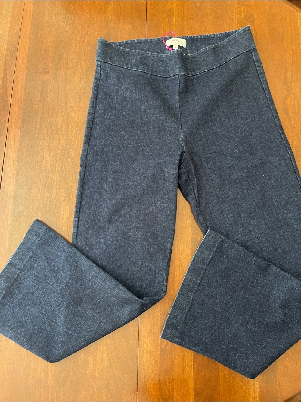 Women’s Pull-On Wide Leg Jeans in Dark Indigo